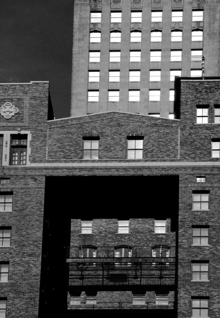 Brick On Granite, b&w, May 2014