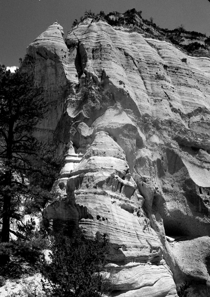 Crags, New Mexico, b&w, 2002